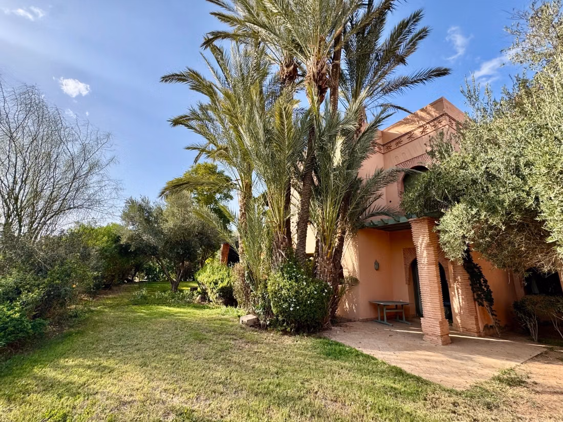 Palmeraie: Appartement 2 chambres avec jardin