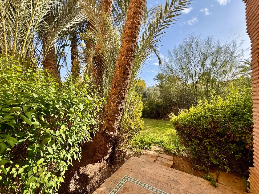 Palmeraie: Appartement 2 chambres avec jardin