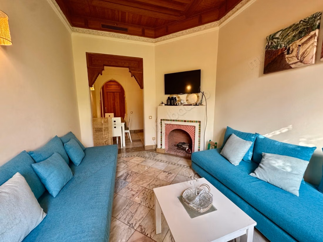 Palmeraie: Appartement 2 chambres avec jardin