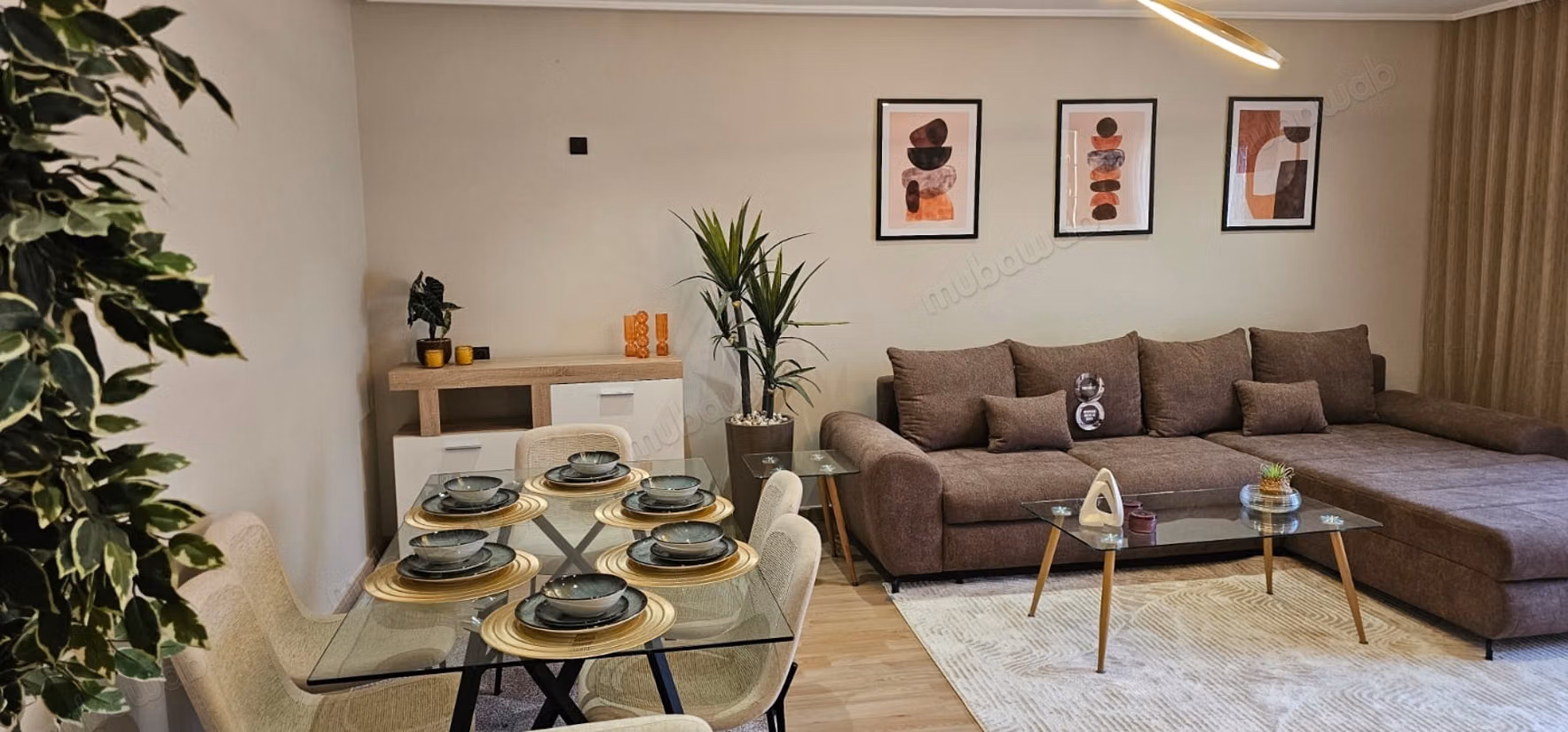Affitta questo appartamento a Malabata. Superficie 130 m². Arredato