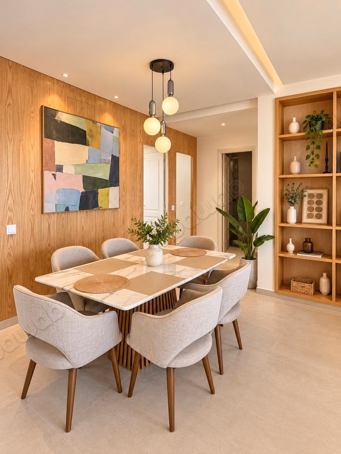Louez cet appartement à Palmier. 3 chambres agréables. Meublé