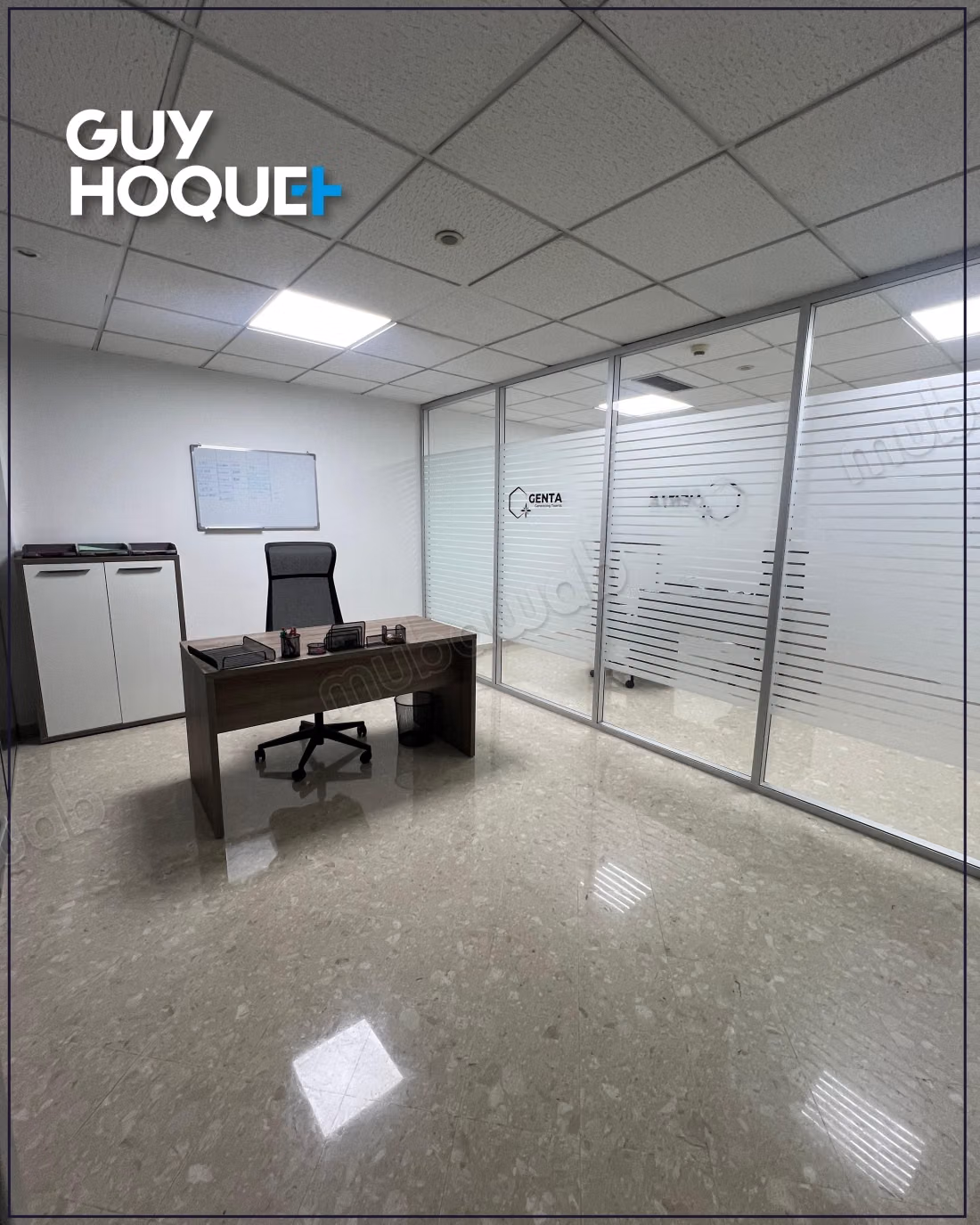Bureau aménagé à louer BD Yaacoub El Mansour
