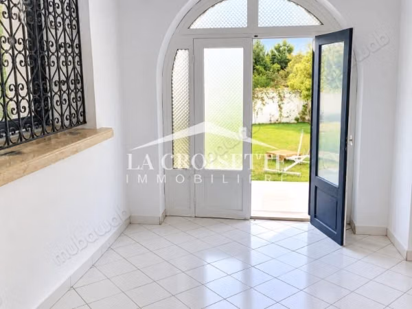 Appartement meublé s2 avec jardin à Gammarth