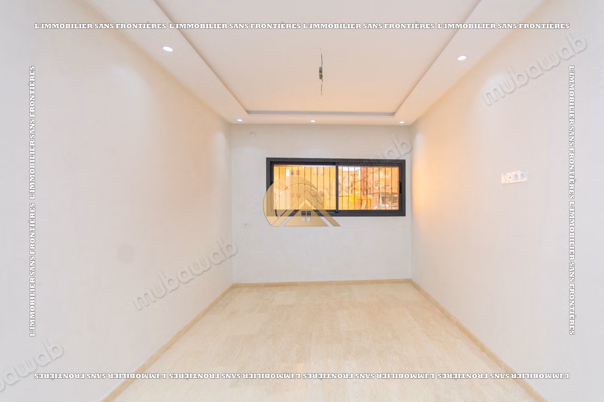 Appartement neuf vide de 49 m² à vendre à Charaf – Rez de chaussée, 1 chambre et cuisine ouverte