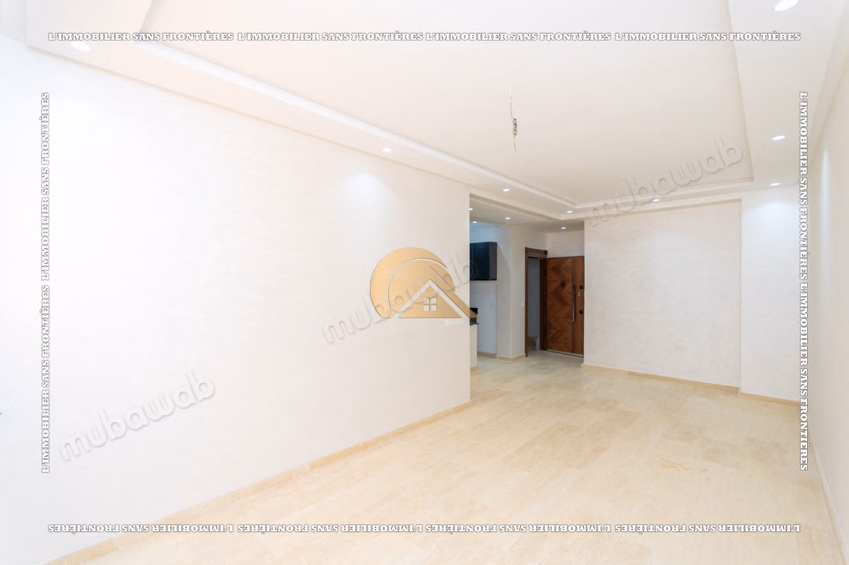 Appartement neuf vide de 49 m² à vendre à Charaf – Rez de chaussée, 1 chambre et cuisine ouverte