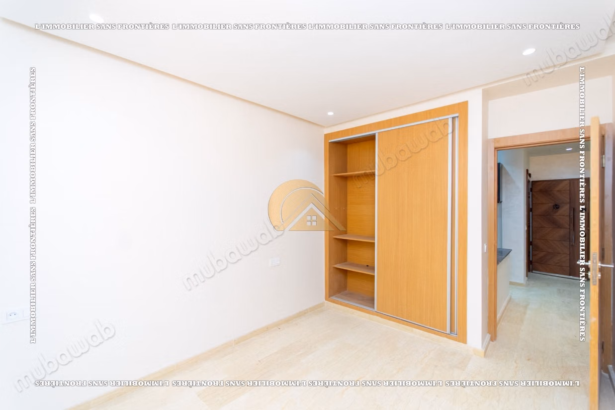 Appartement neuf vide de 49 m² à vendre à Charaf – Rez de chaussée, 1 chambre et cuisine ouverte