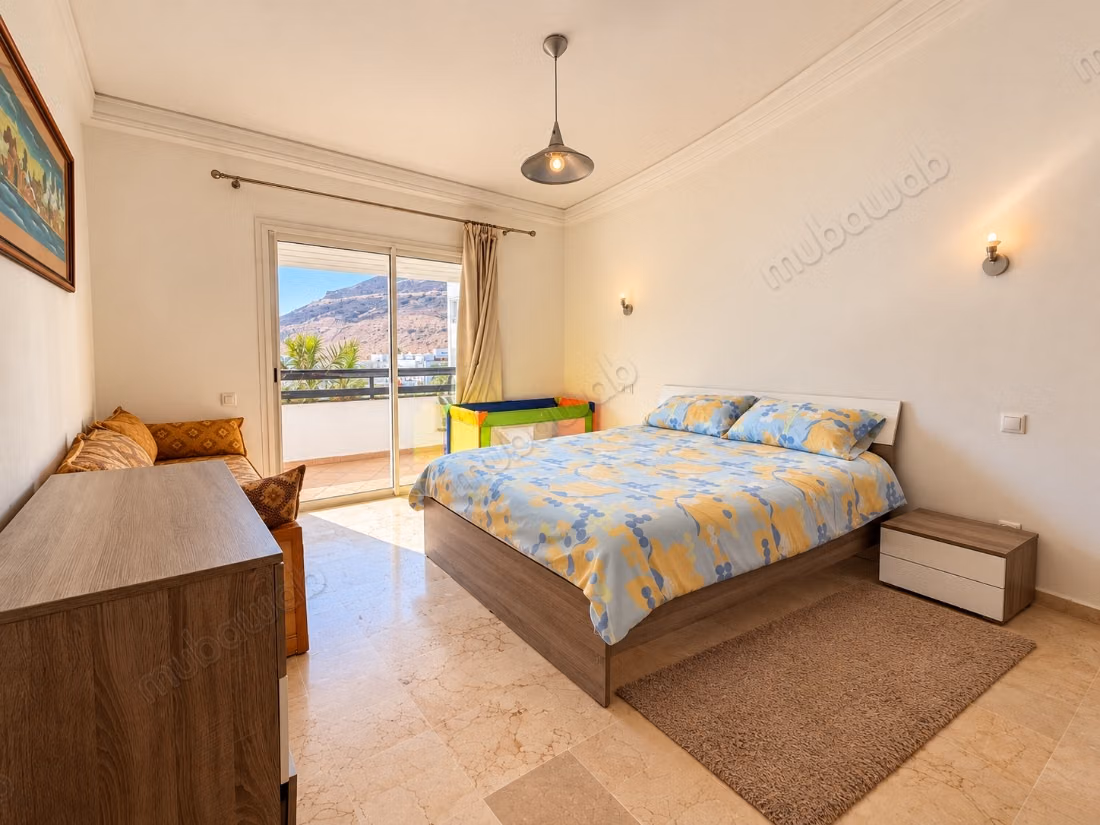 Bell'appartamento con 2 camere alla Marina di Agadir
