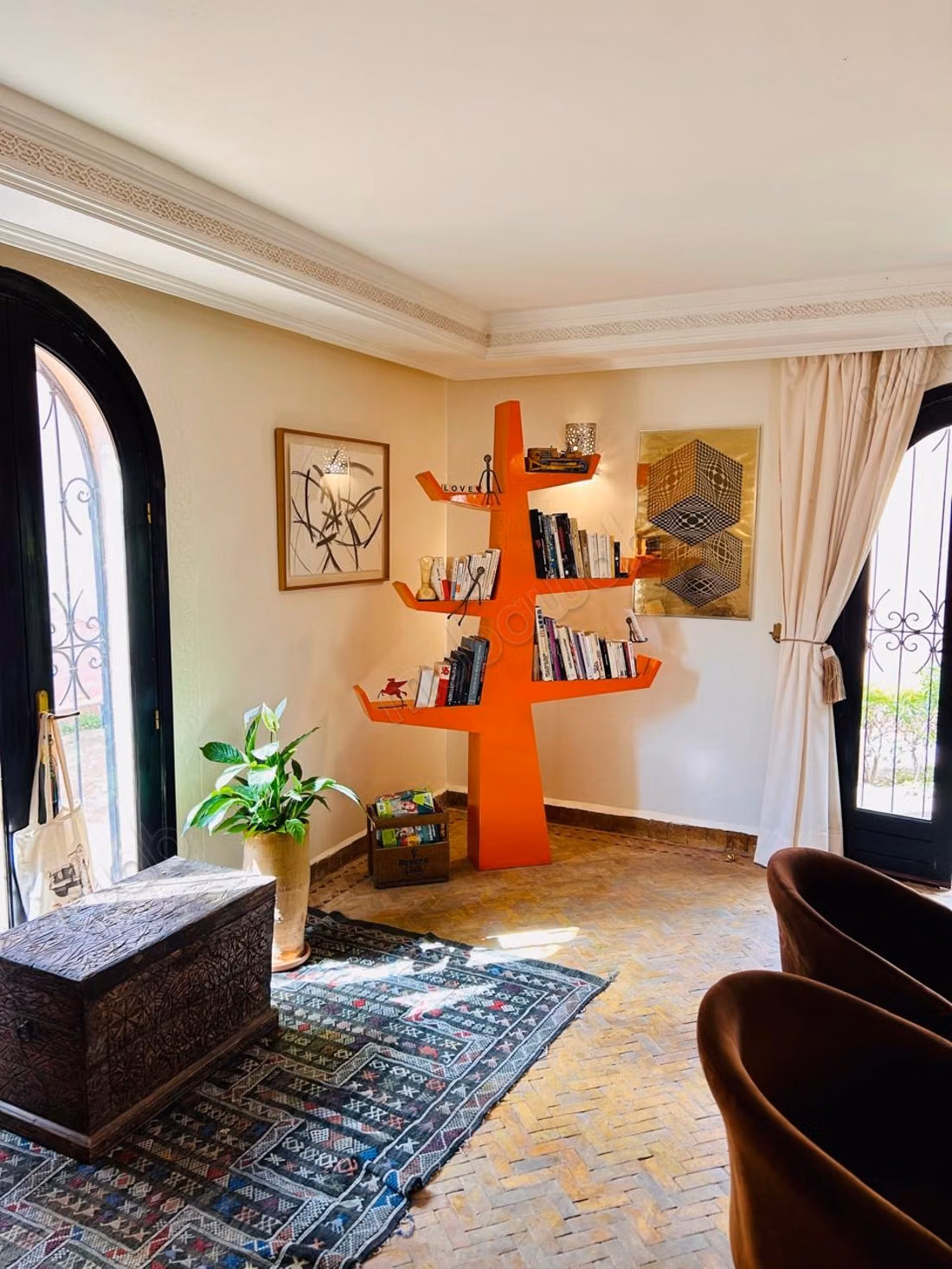 Riad style villa 5 bedrooms with pool palmeraie