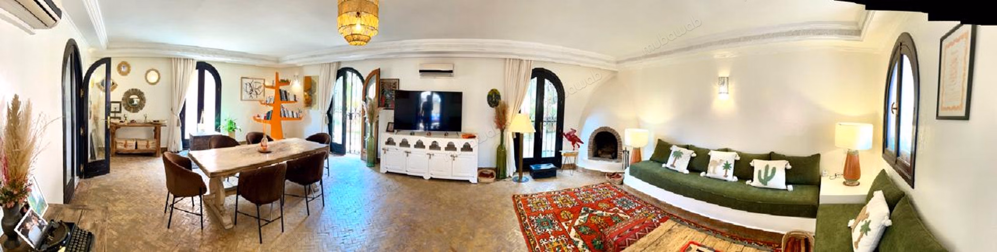 Riad style villa 5 bedrooms with pool palmeraie