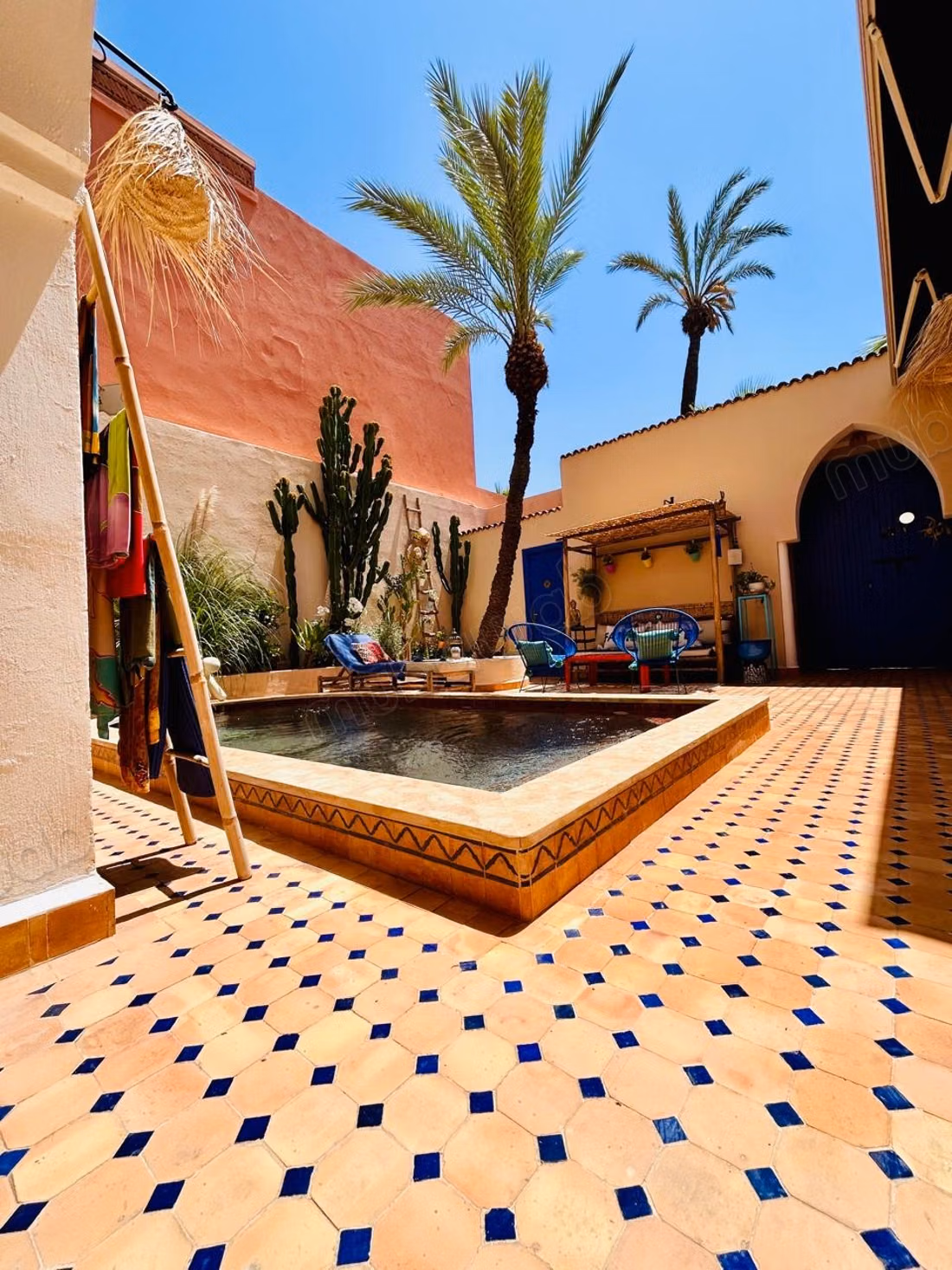 Riad style villa 5 bedrooms with pool palmeraie