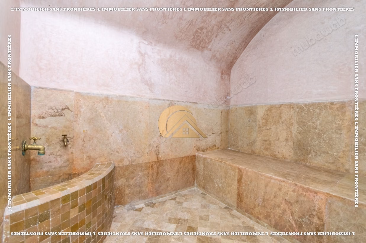 Furnished villa for sale on Route de l’Ourika – Jardin d’Atlas, golf view and private pool