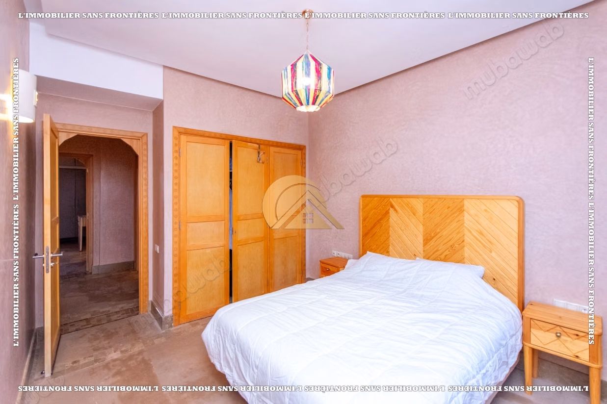 Furnished villa for sale on Route de l’Ourika – Jardin d’Atlas, golf view and private pool