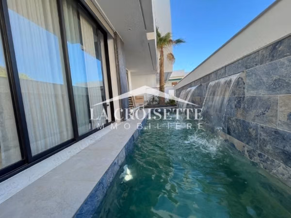 Villa meublée S3 avec piscine à La Marsa