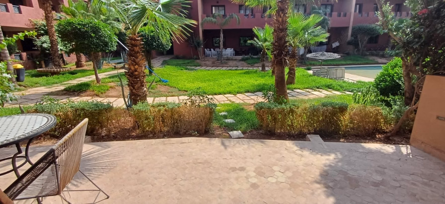 Sublime rez de jardin à louer sur la route de Casa