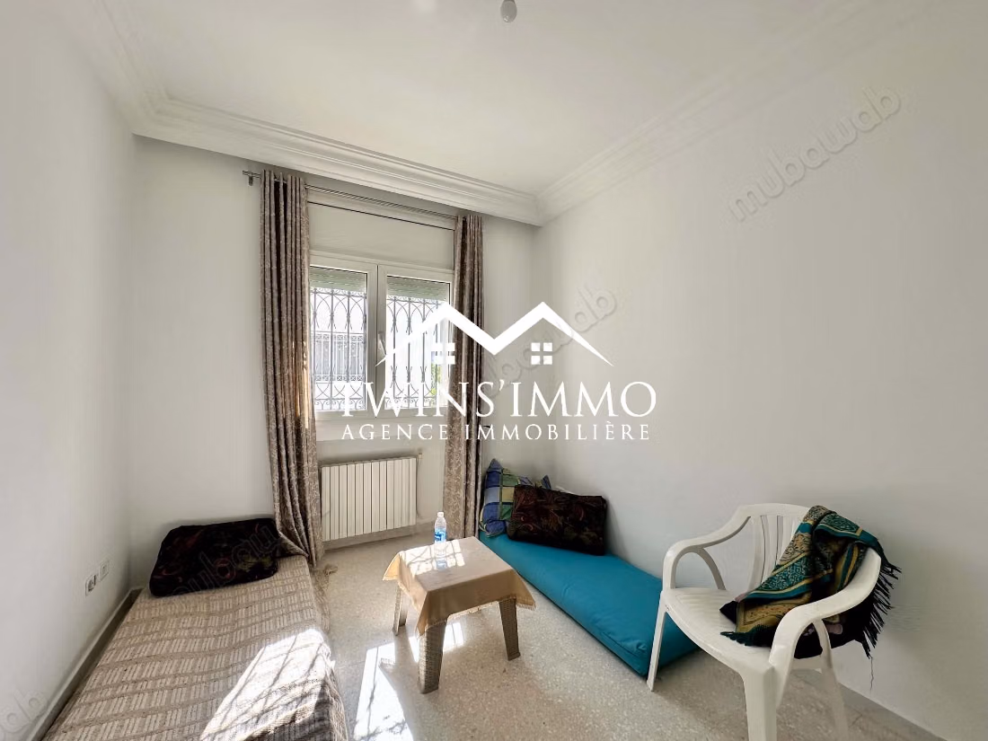 Piano di Villa S2 arredato La Marsa