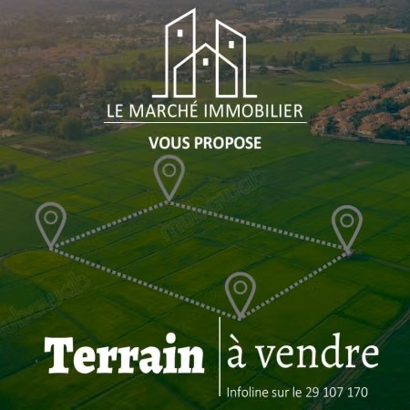 Lot de terrain afh au jardin de tunis