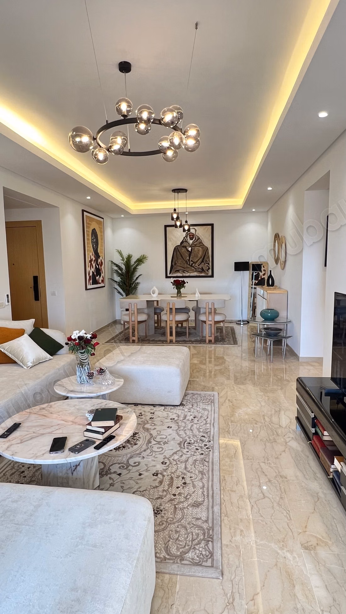Appartement meublé cfc avec terrasse
