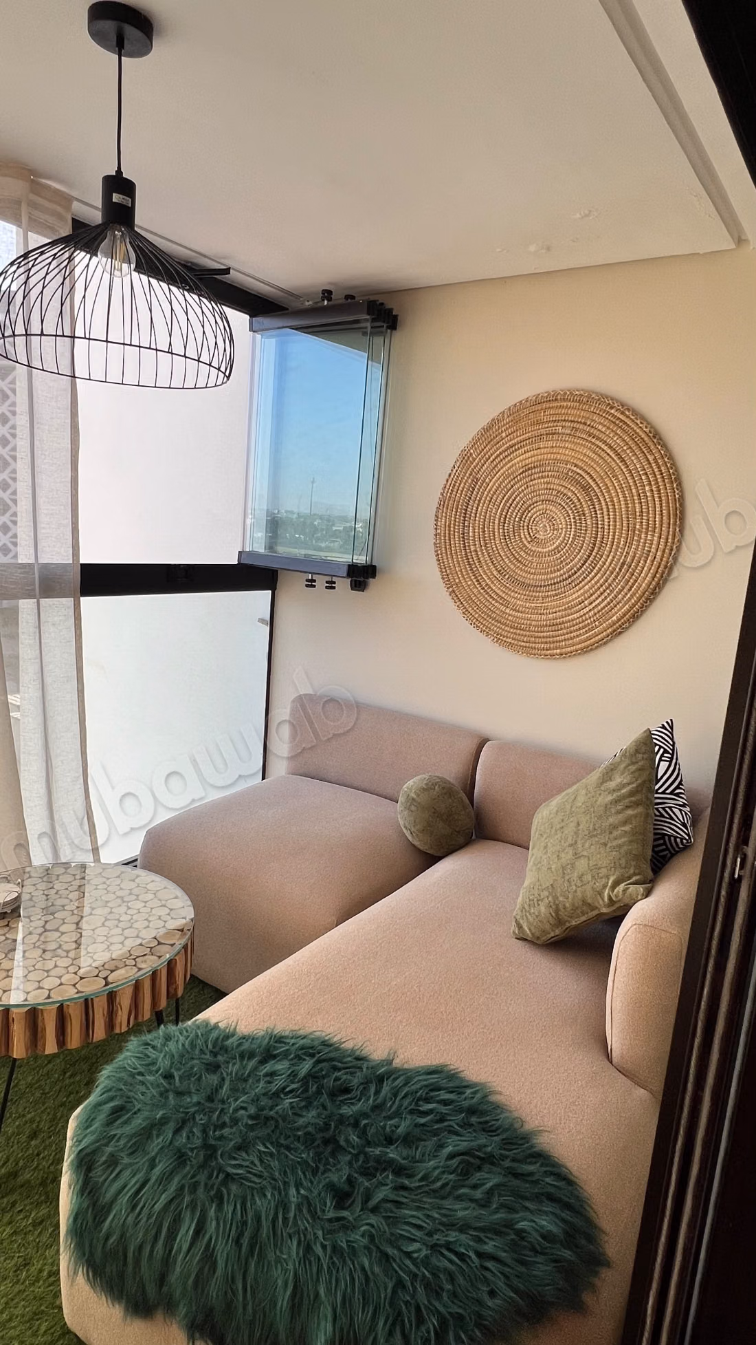 Appartement meublé cfc avec terrasse