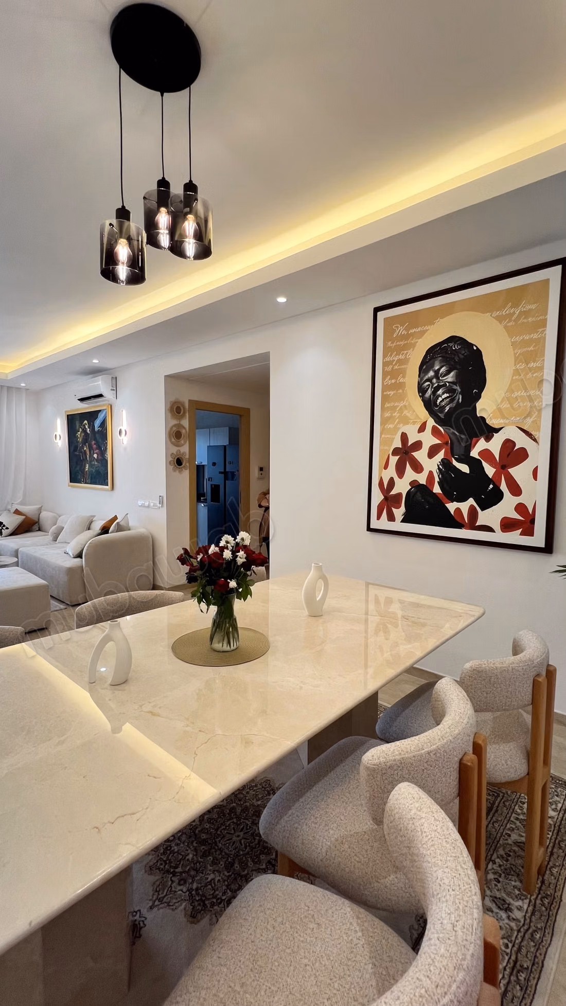Appartement meublé cfc avec terrasse