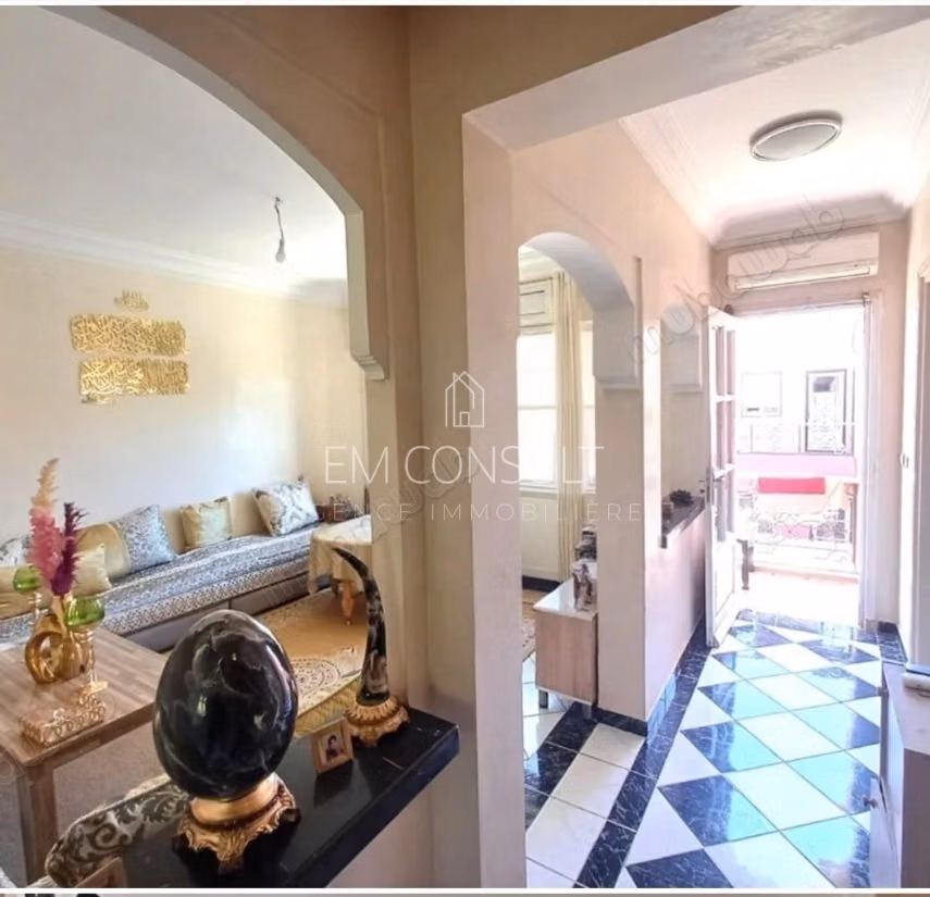 A vendre duplex avec jardin prive palmeraie