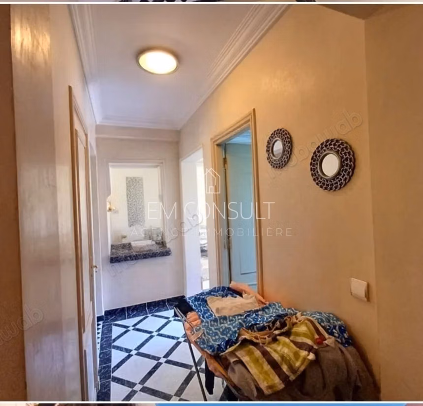 A vendre duplex avec jardin prive palmeraie