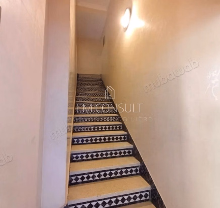 A vendre duplex avec jardin prive palmeraie