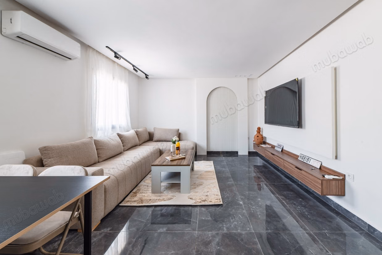 Apartment for rent in Guéliz. 3 nice rooms. Furnished