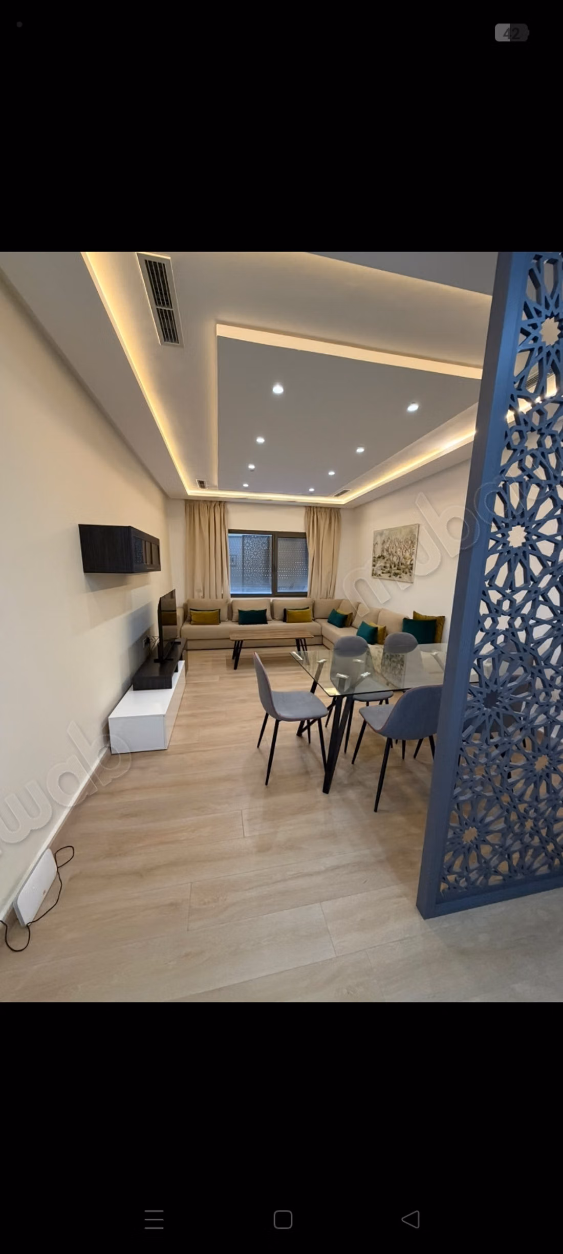 Beautiful apartment for rent with a beautiful view. 2 large rooms. Furnished
