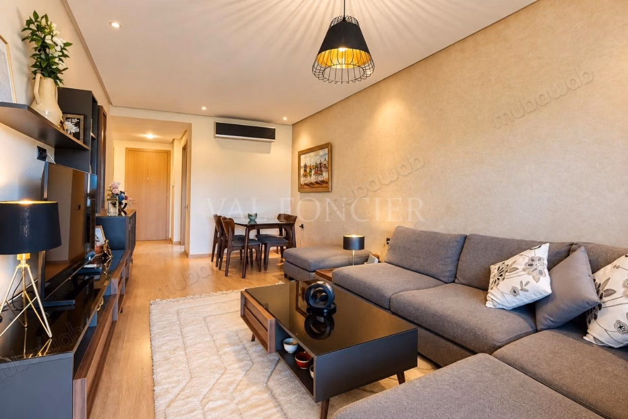 Location Appartement meublé 85m2 2 chambres avec terrasse vue golf, Marrakech