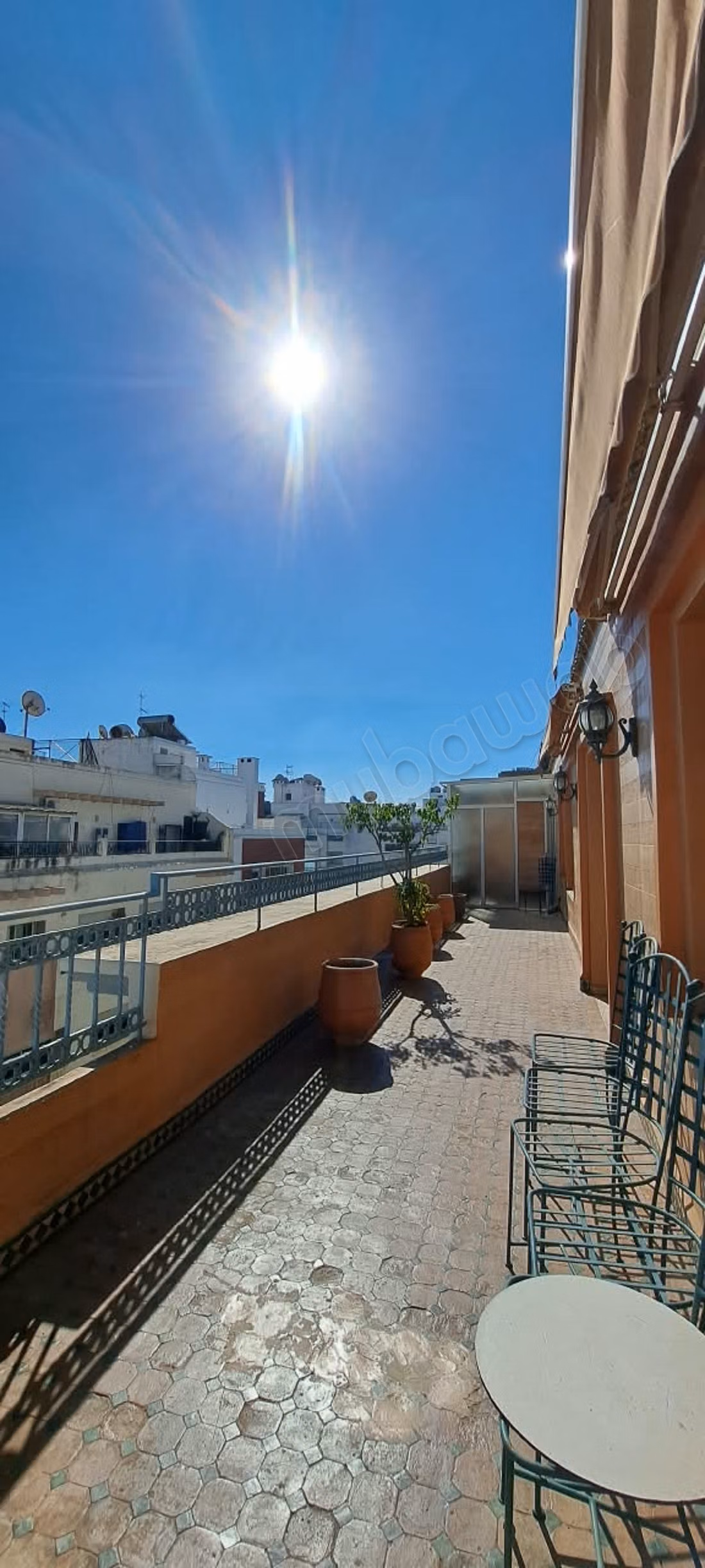 Rare product top floor terrace