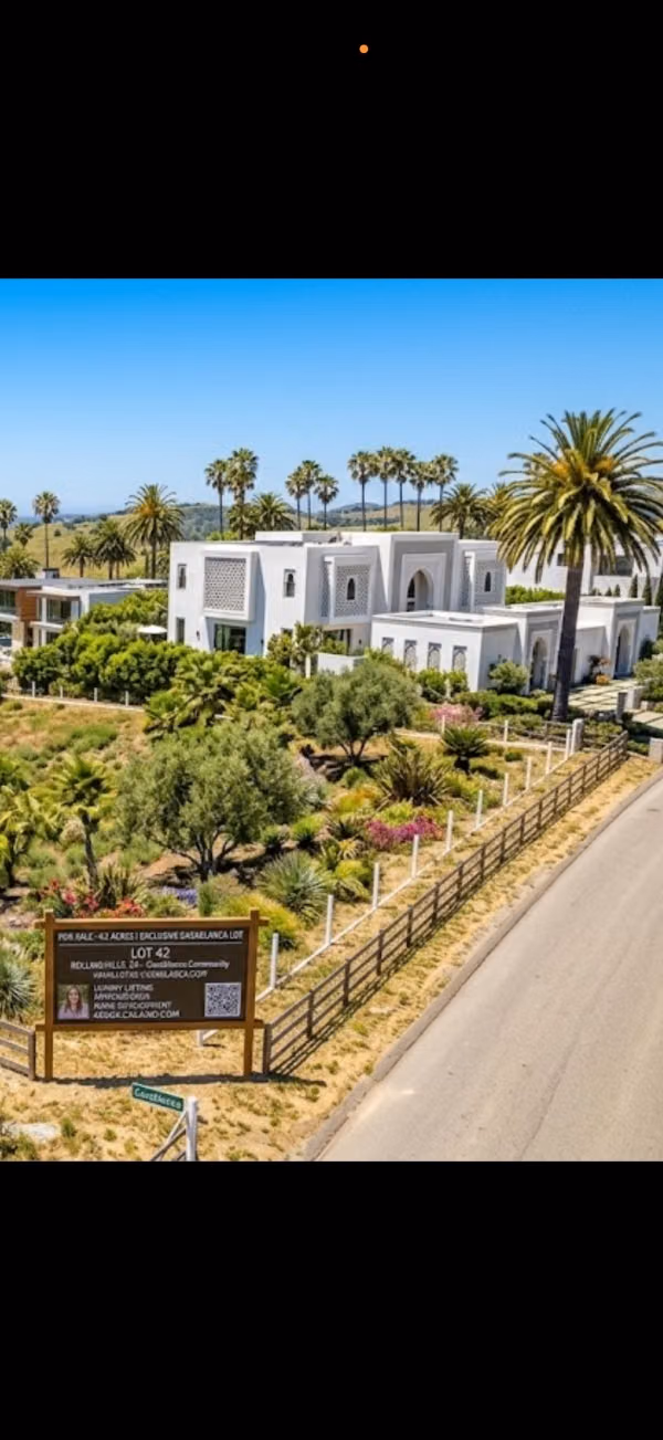 Terrain à Californie.
Superficie 600 m²