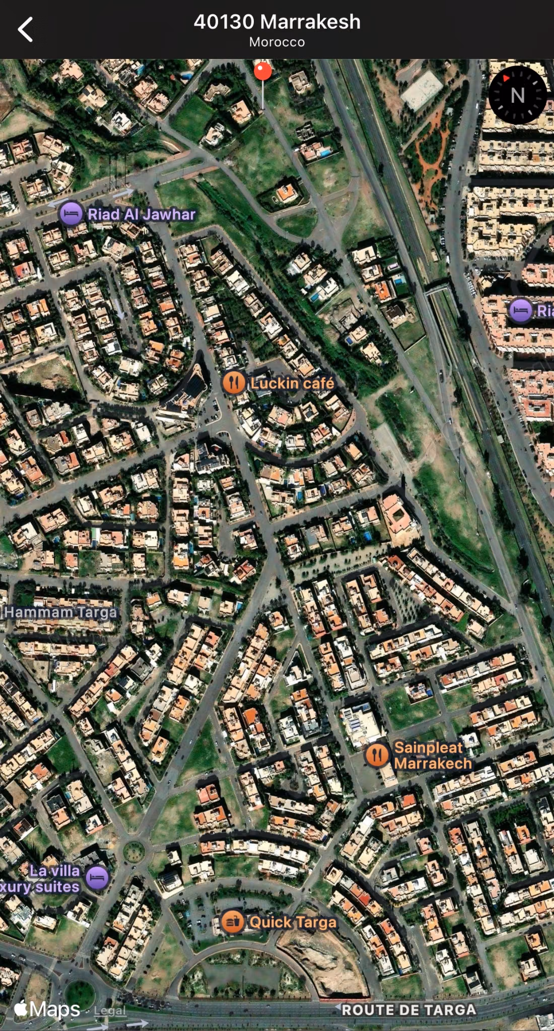 Terrain d'exception au quartier Jawhar Targa