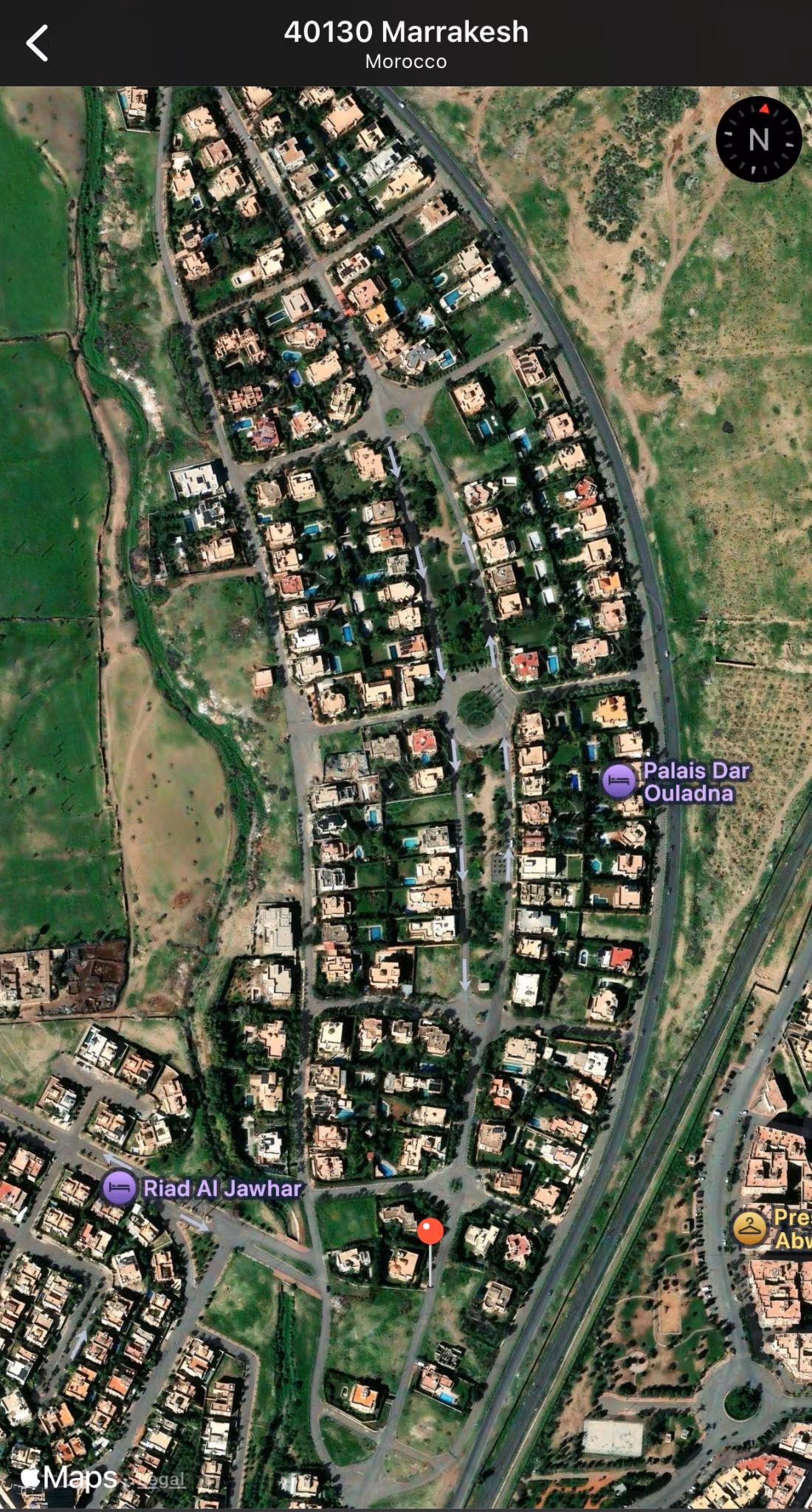 Terrain d'exception au quartier Jawhar Targa