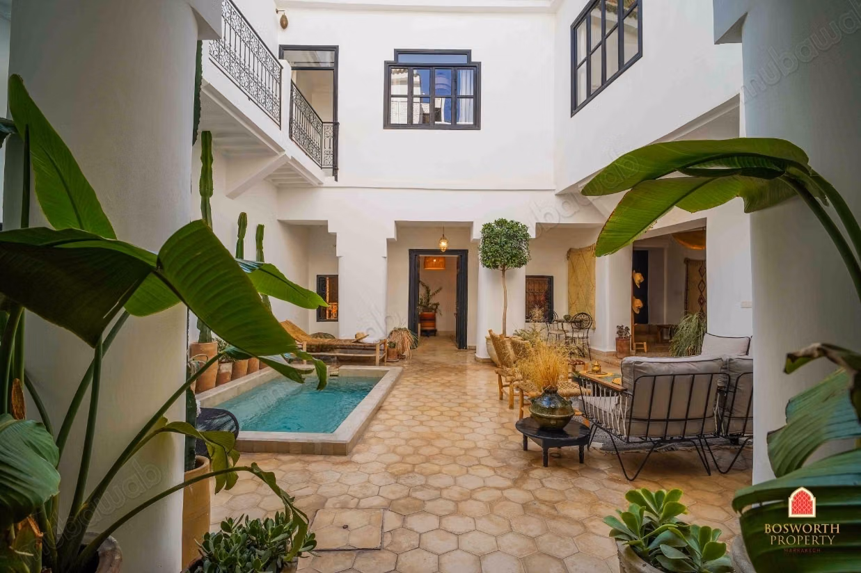 5 En Suite Central Medina Riad For Sale Marrakech