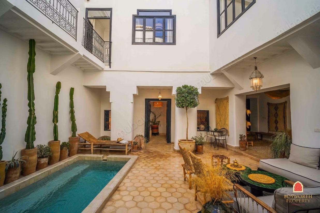 5 En Suite Central Medina Riad For Sale Marrakech