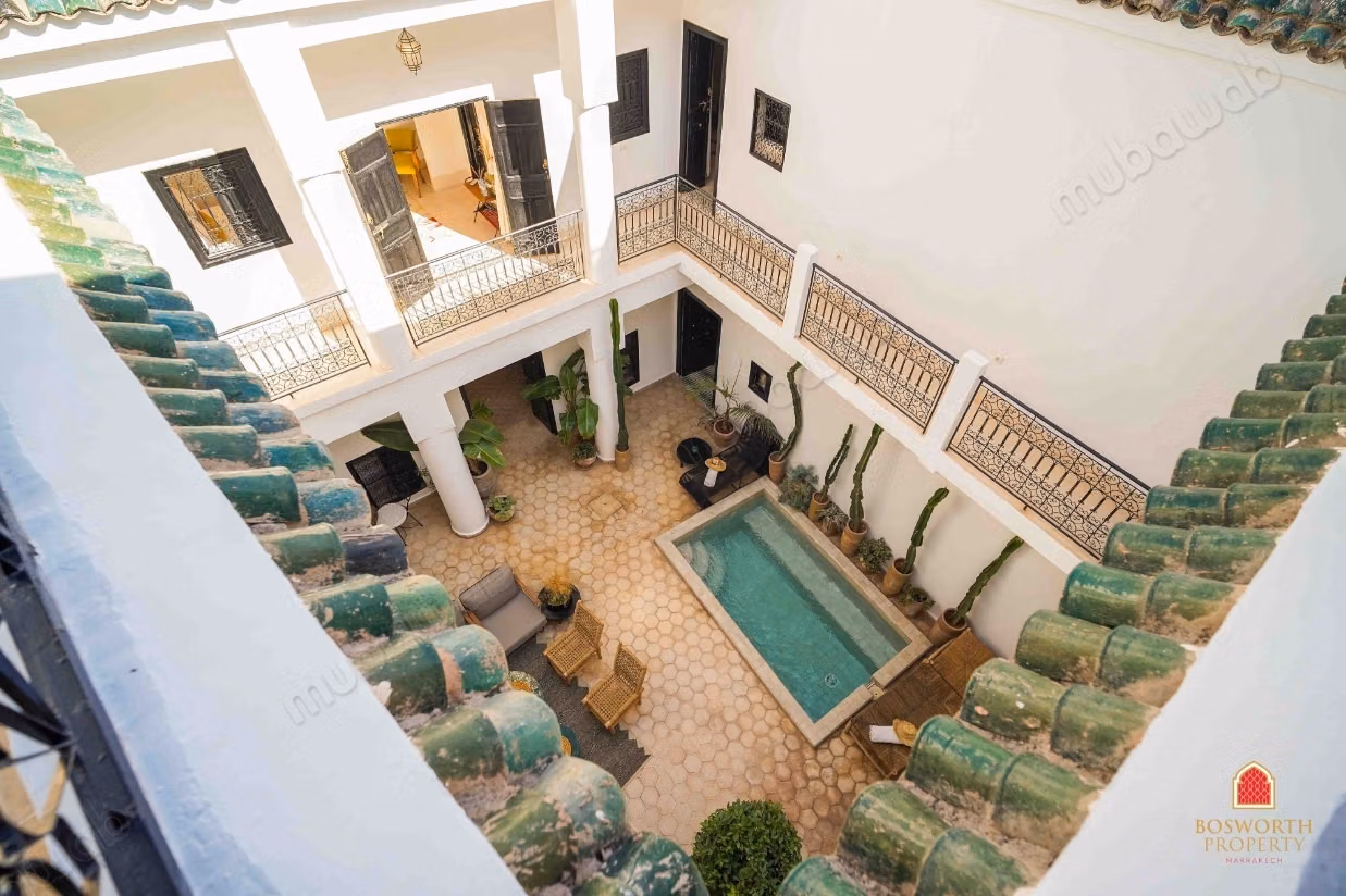 5 En Suite Central Medina Riad For Sale Marrakech