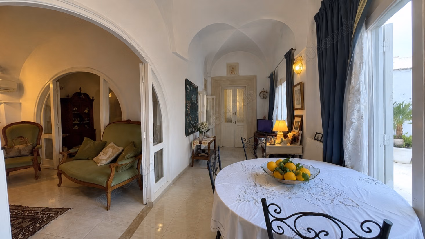Maison arabesque renovée au centre de Nabeul