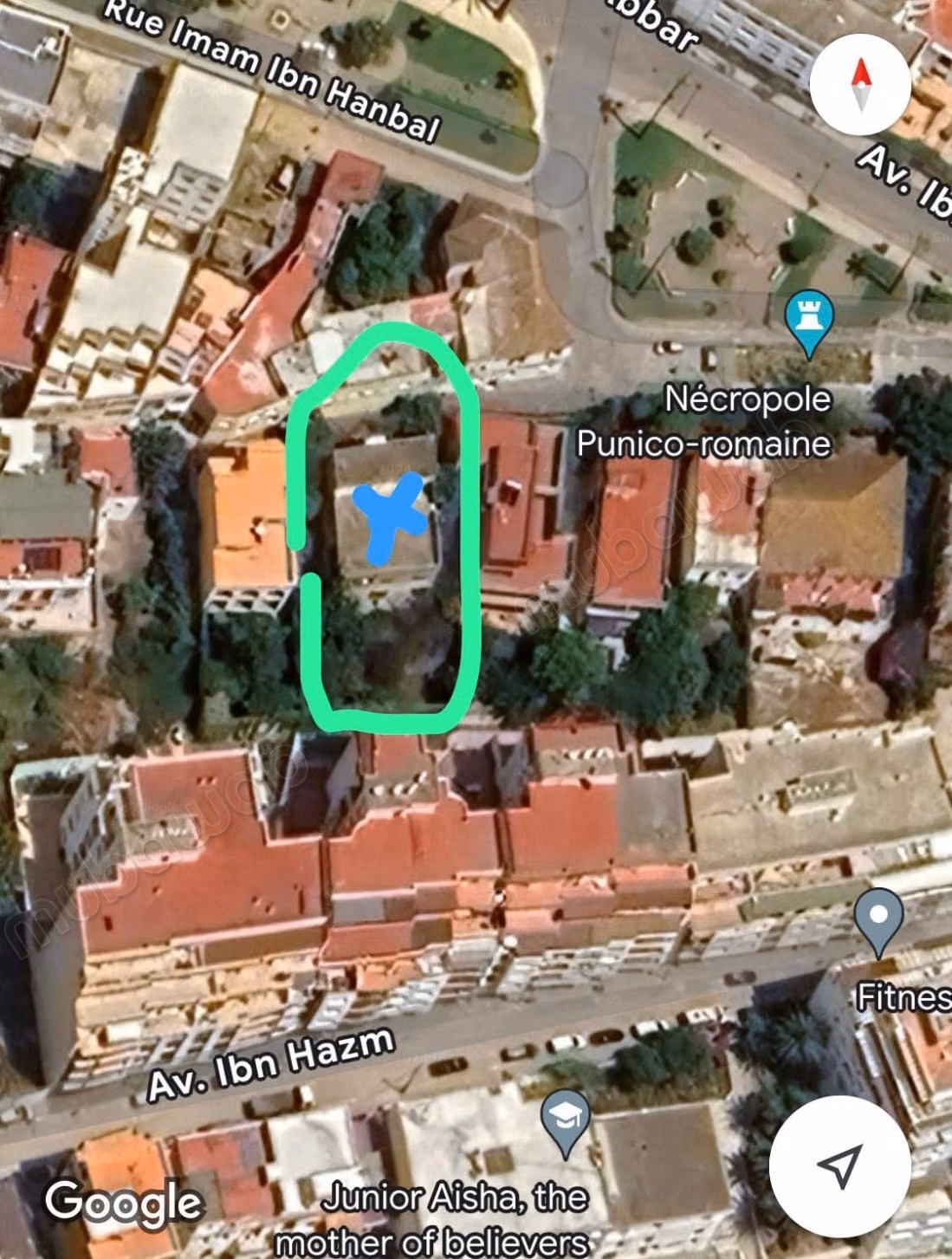 Villa avec grand jardin à Merchane 680m²