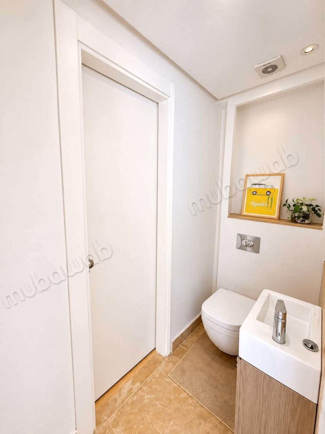 Huur van een appartement in Casablanca Finance City. Oppervlakte van 90m². Goed ingericht