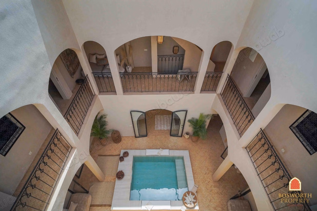 Riad spectaculaire Arset Berdai à vendre à Marrakech