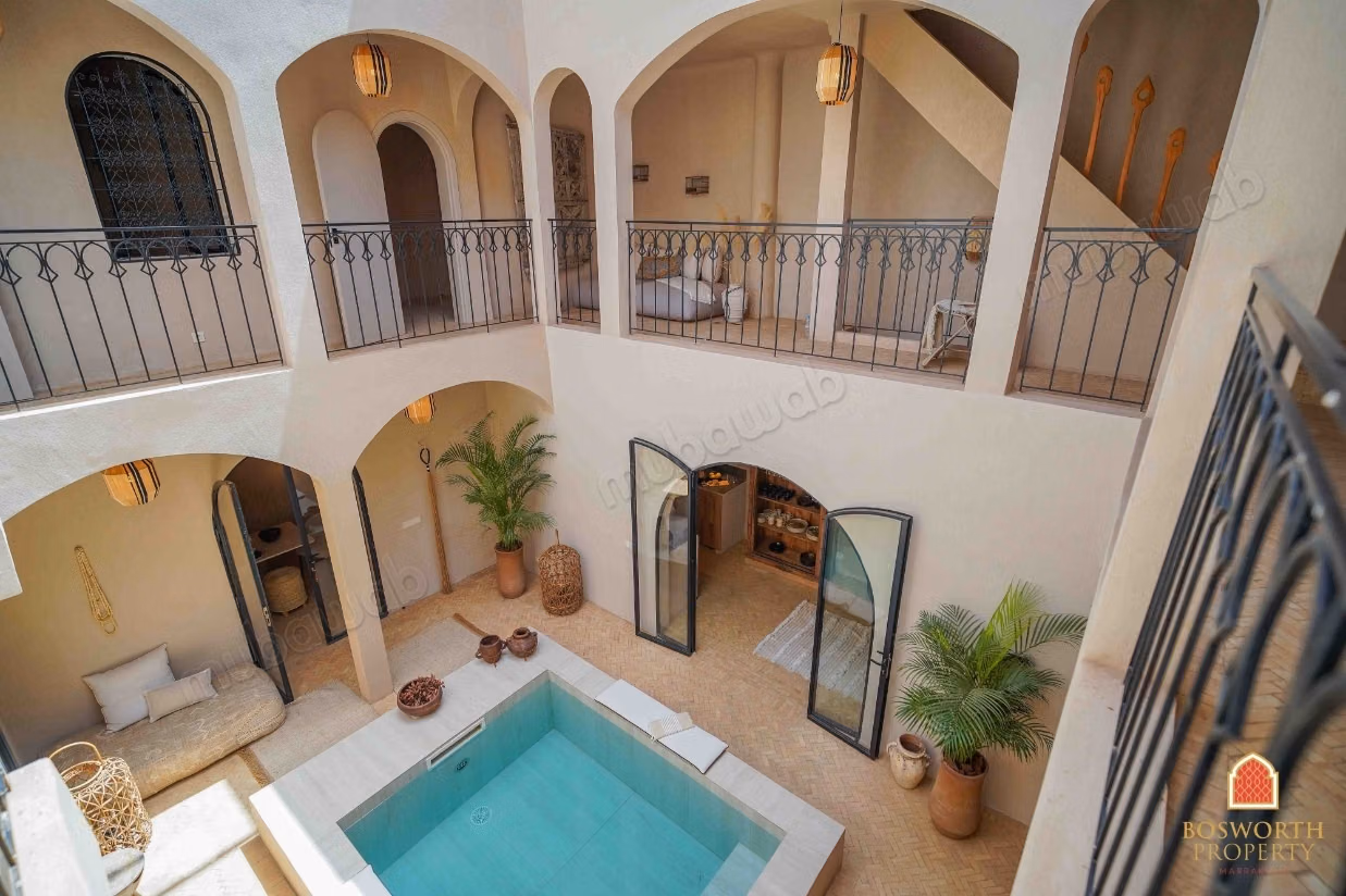 Riad spectaculaire Arset Berdai à vendre à Marrakech