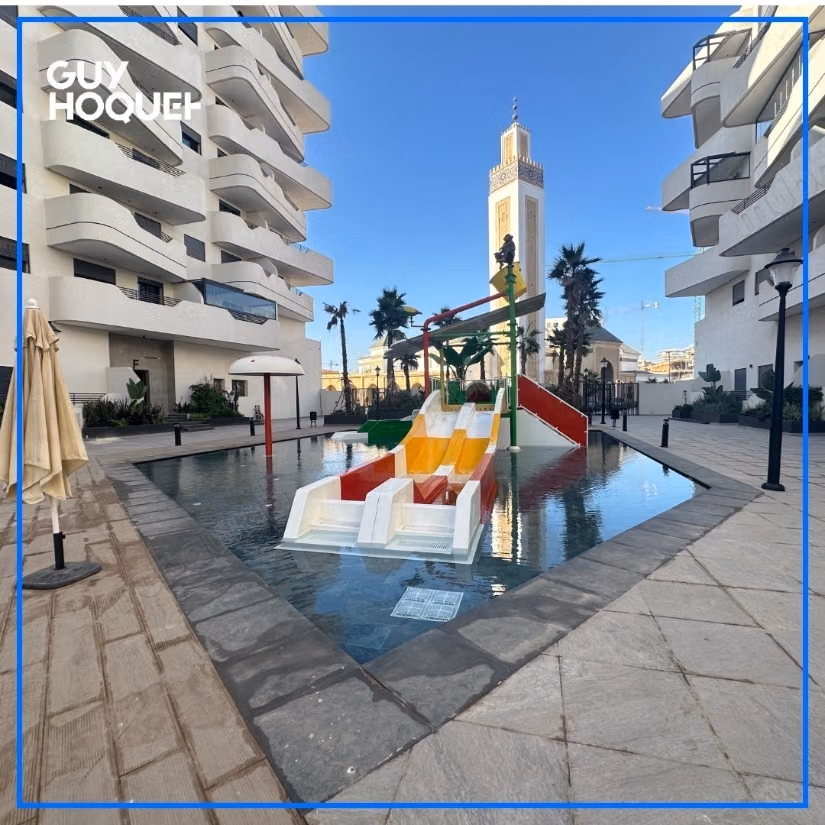 Studio Moderne non meublé avec Balcon & Piscine