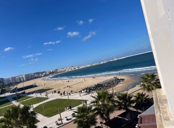 Appartement en location vacance 3 pièce à corniche 
vue sur mer avec parking et wifi