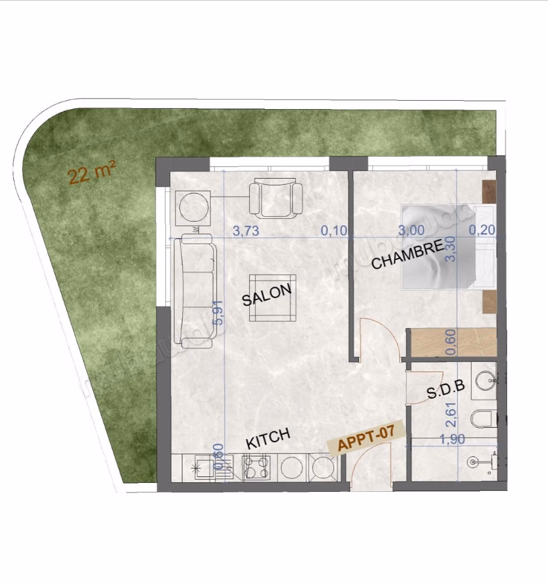 Appartements Face à l'Océan à Vendre VEPN26350