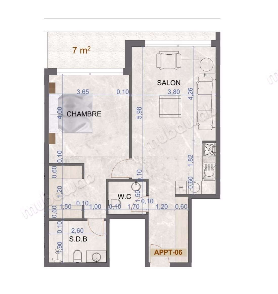 Appartements Face à l'Océan à Vendre VEPN26350