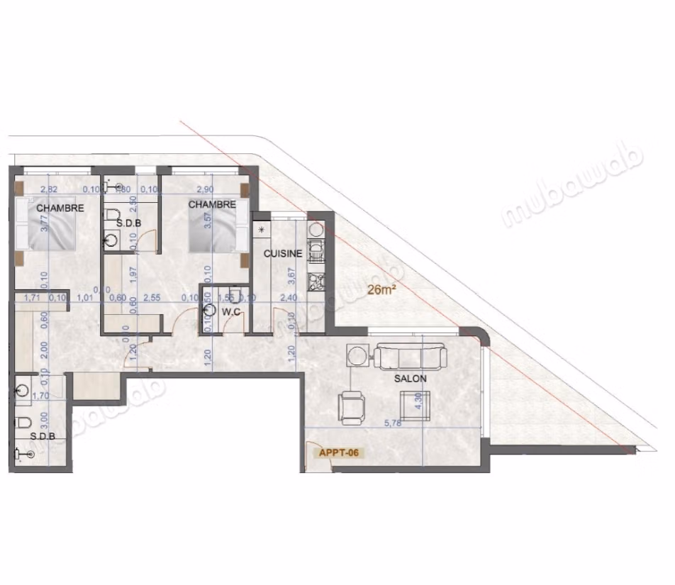 Appartements Face à l'Océan à Vendre VEPN26350