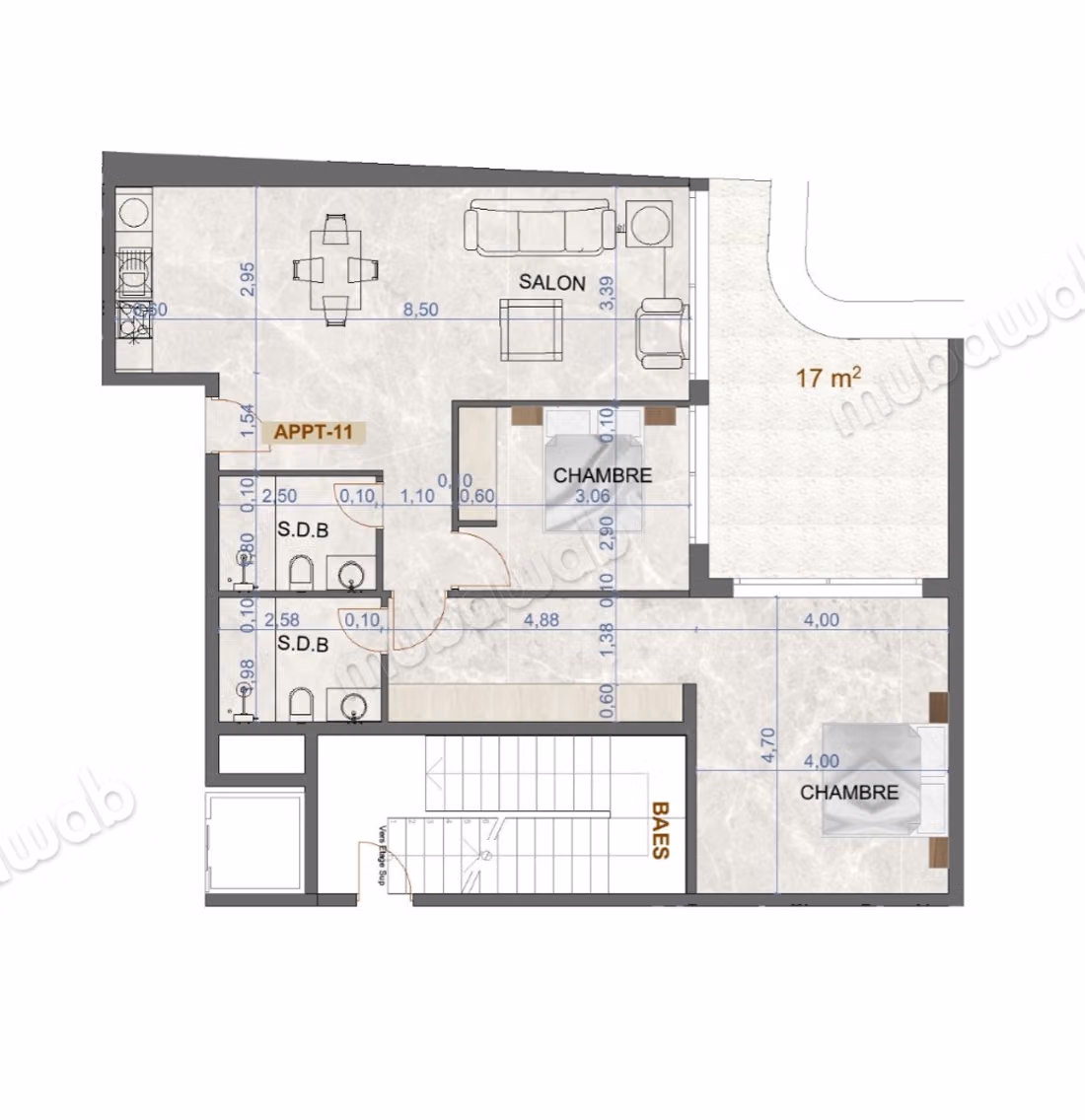Appartements Face à l'Océan à Vendre VEPN26350