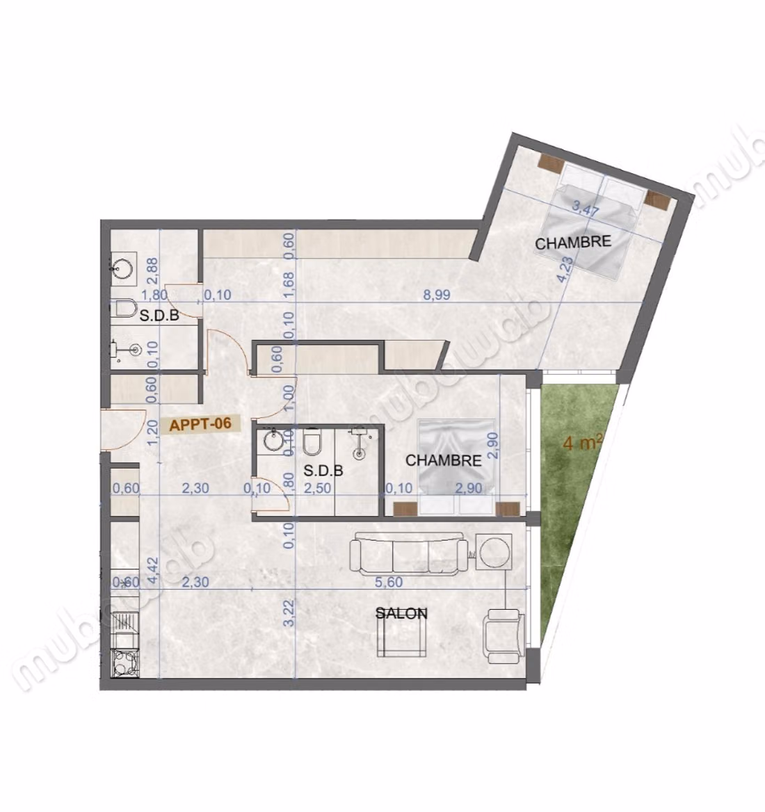 Appartements Face à l'Océan à Vendre VEPN26350