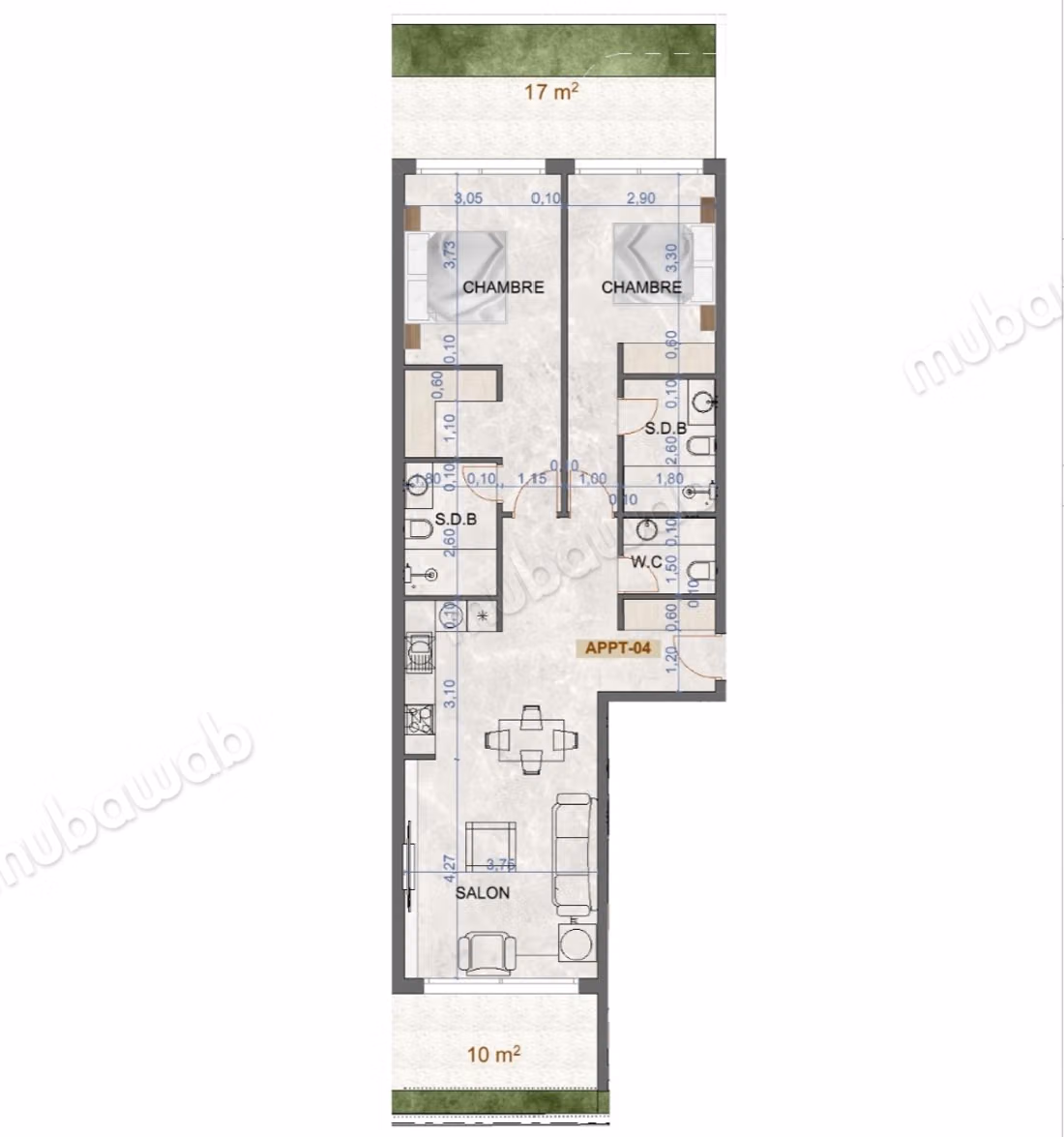 Appartements Face à l'Océan à Vendre VEPN26350
