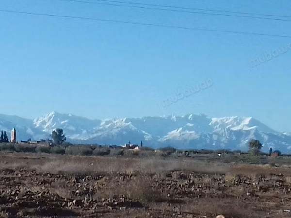 Terrain 2750M2 direct sur goudron rte Amizmiz Km23